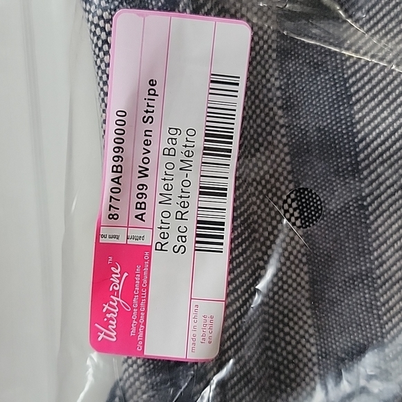Thirty-one Retro Metro Bag - Woven Stripe - Picture 7 of 7